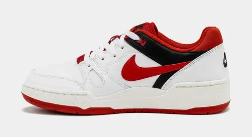 Full Force Low Mystic Red Mens Basketball Shoes (Red/White) F1D666