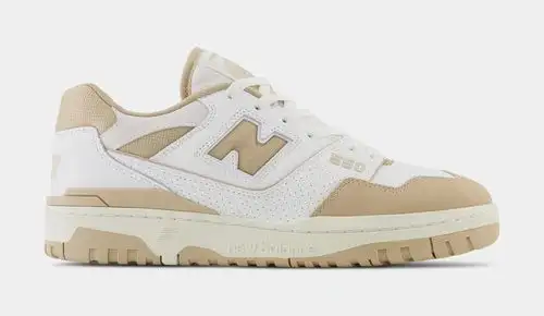 550 Mens Lifestyle Shoes (White/Beige) 0001219