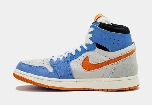 Air Jordan 1 Zoom CMFT 2 Royal Pulse Mens Basketball Lifestyle Shoes (Blue/Orange) 8BCD46