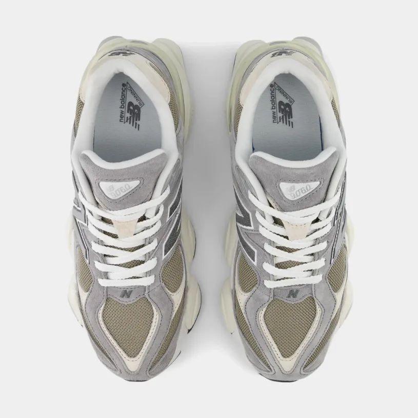 9060 Mens Lifestyle Shoes (White/Dark Grey/Tan)