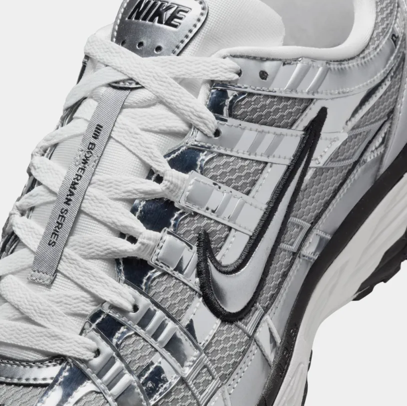 P-6000 Mens Running Shoes (Metallic Silver/Sail)