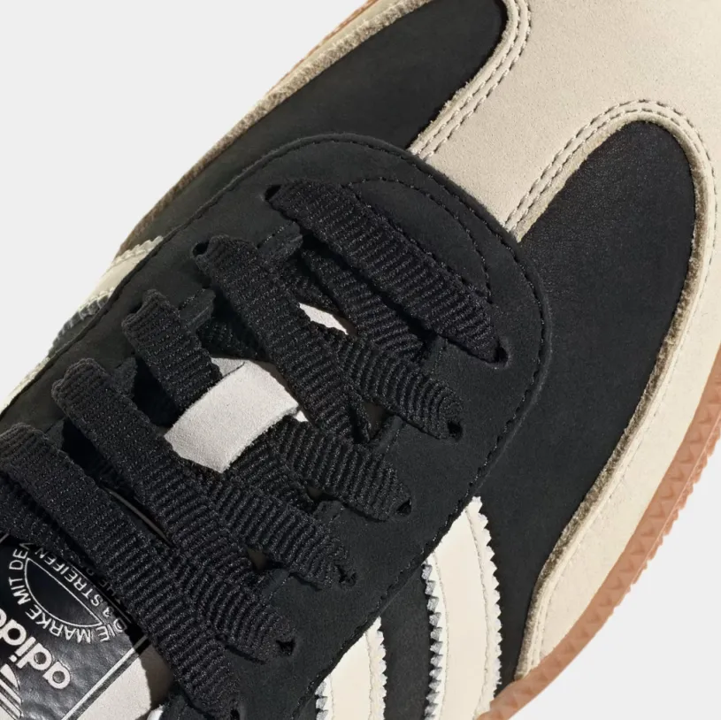 Samba OG Womens Lifestyle Shoes (Core Black/Wonder White/Silver Metallic)