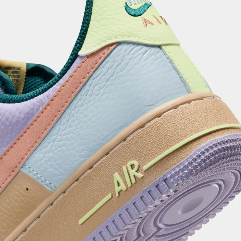 Air Force 1'07 Easter Mens Basketball Shoes (Sesame Apricot Agate Hydrangeas) 