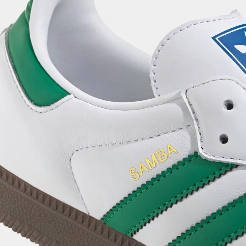 Samba OG Mens Lifestyle Shoes (Cloud White/Green)