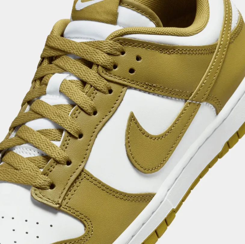 Dunk Low Retro Mens Lifestyle Shoes (White/Pacific Moss)