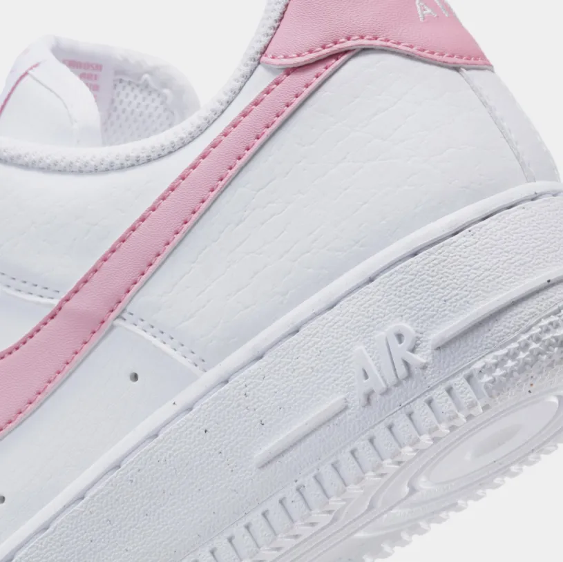 Air Force 1 '07 Womens Basketball Shoes (White Elemental Pink) 
