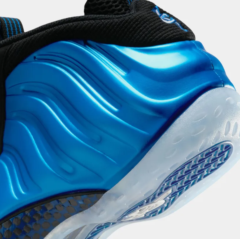 Air Foamposite One International Blue Mens Lifestyle Shoes (Neon Royal White Black Clear) 