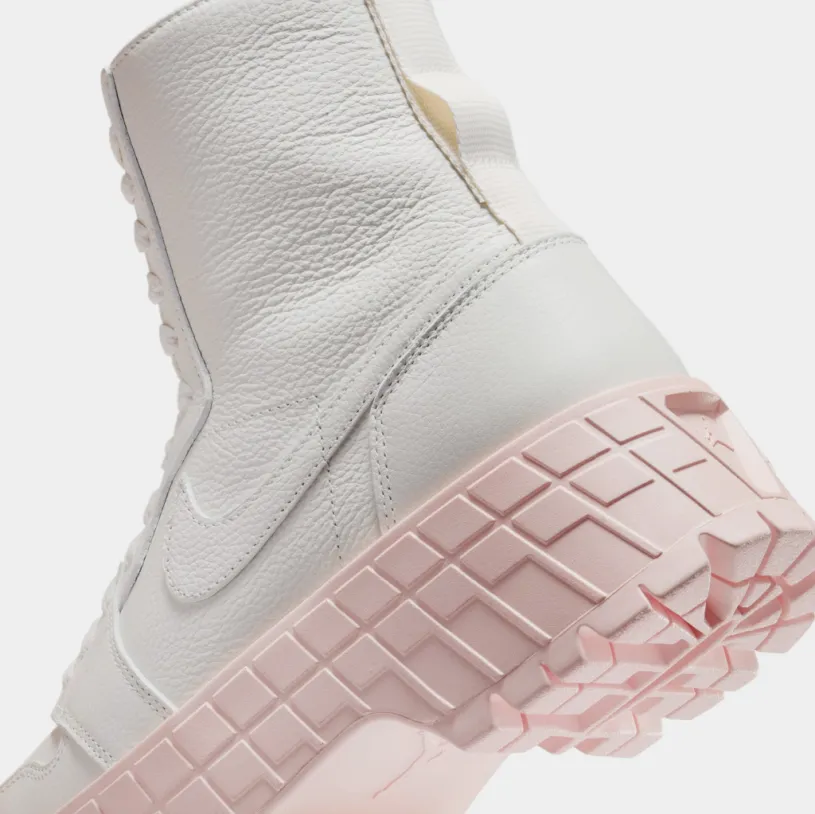 Air Jordan 1 Mid Pink Brooklyn Womens Lifestyle Shoes (Sail Legend Pink Sail) 