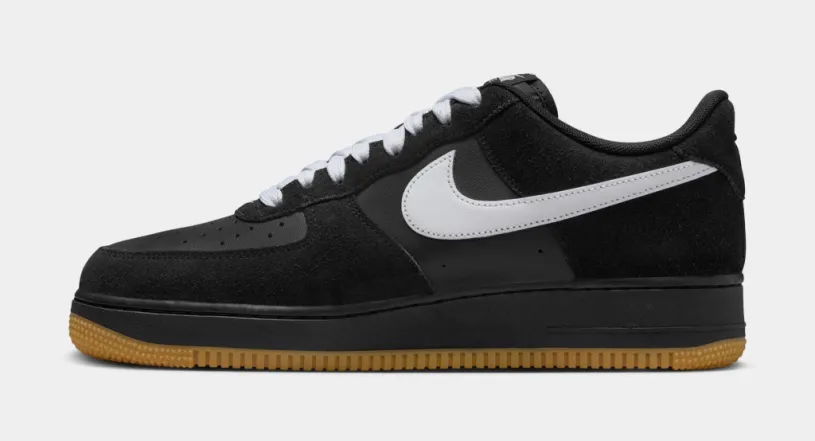 Air Force 1 '07 LV8 Mens Lifestyle Shoes (Black Gum Light Brown White) 