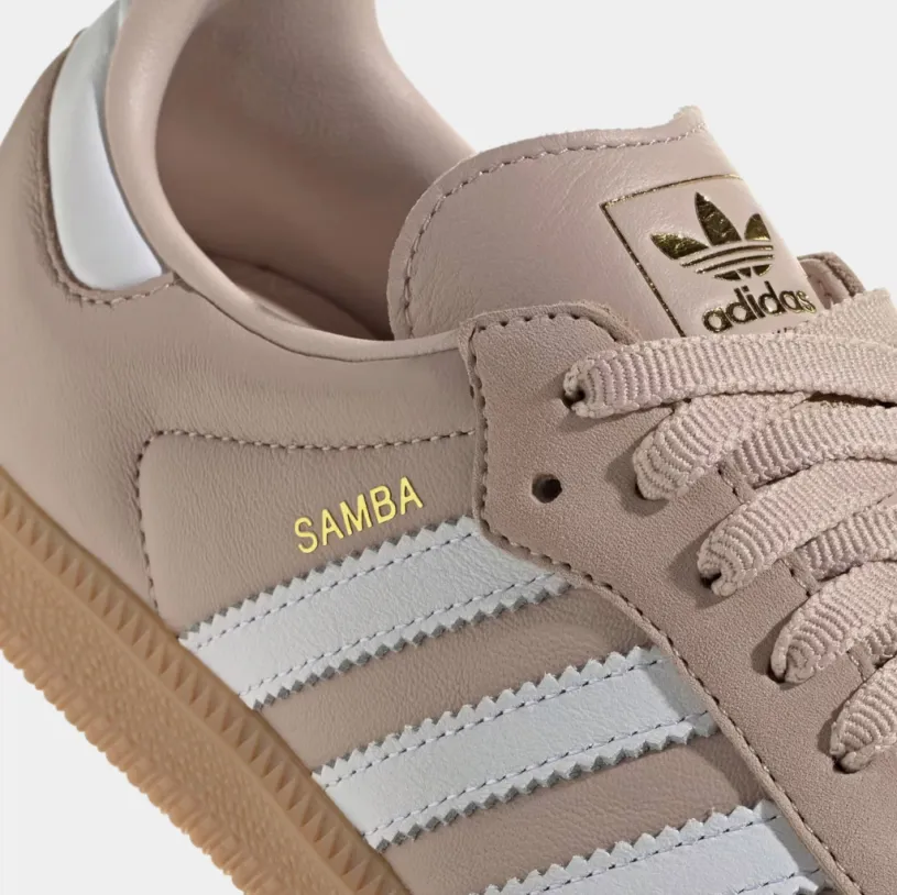 Samba OG Womens Lifestyle Shoes (Wonder Taupe/White/Gum)
