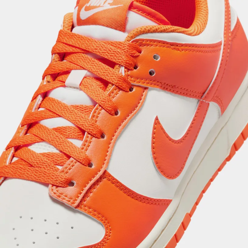 Dunk Low Retro Mens Lifestyle Shoes (Pale Ivory/Safety Orange)