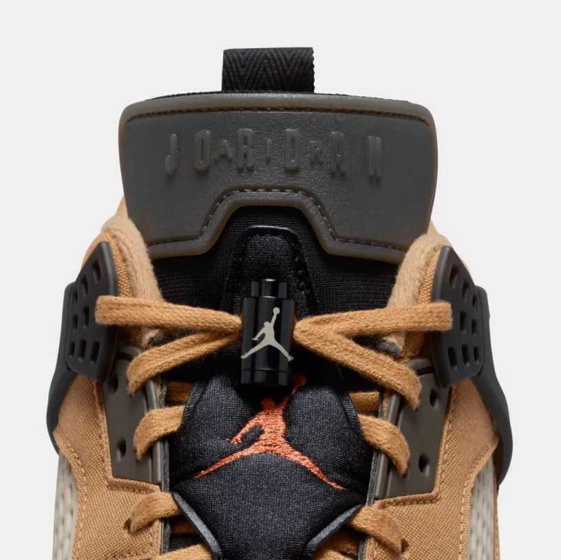 Spizike Low Flax Mens Basketball Shoes (Flax/Baroque Brown/Black/Sanddrift/Vintage Coral)