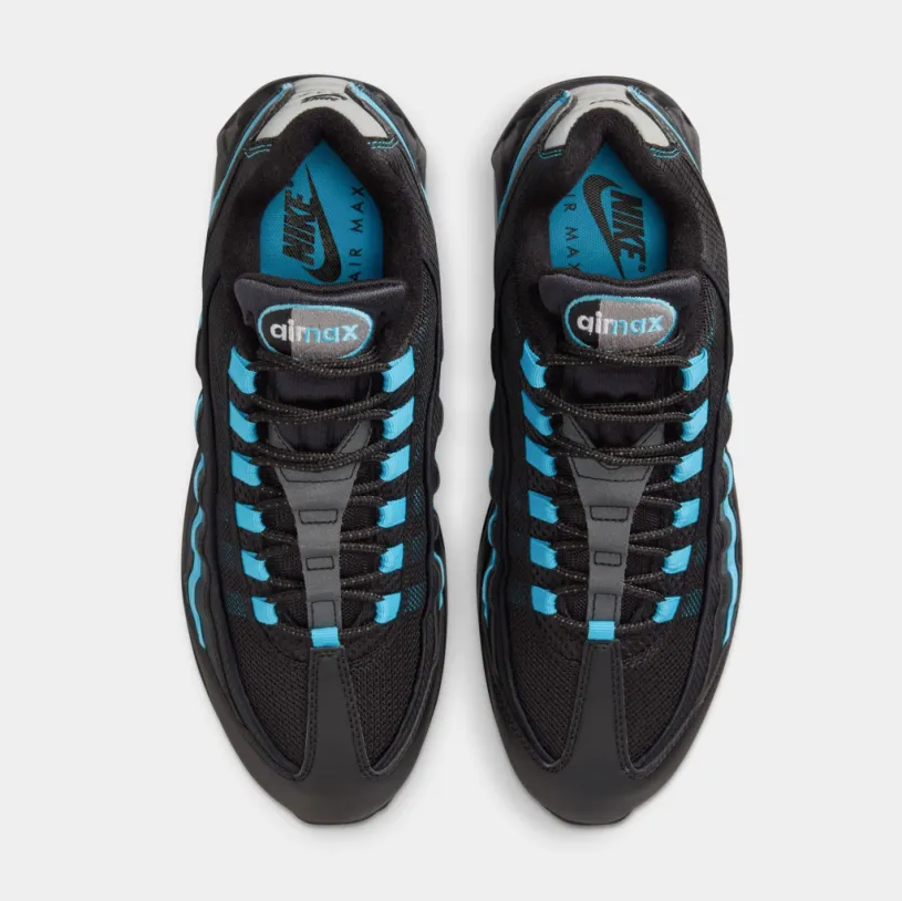 Air Max 95 OG Mens Running Shoes (Black/Baltic Blue/Black/Pearl Grey)