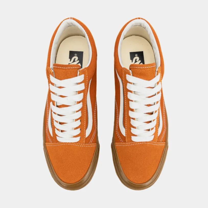 LX Old Skool Mens Lifestyle Shoes (Orange/White/Gum)