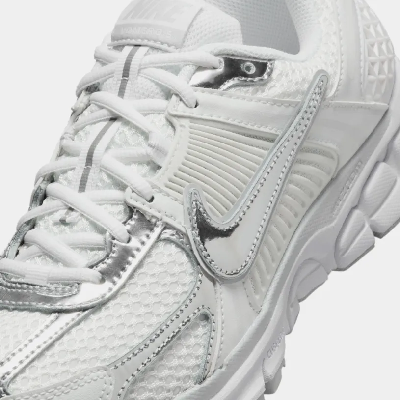 Zoom Vomero 5 Chrome Toe Womens Running Shoes (White/Metallic Silver/Summit White)