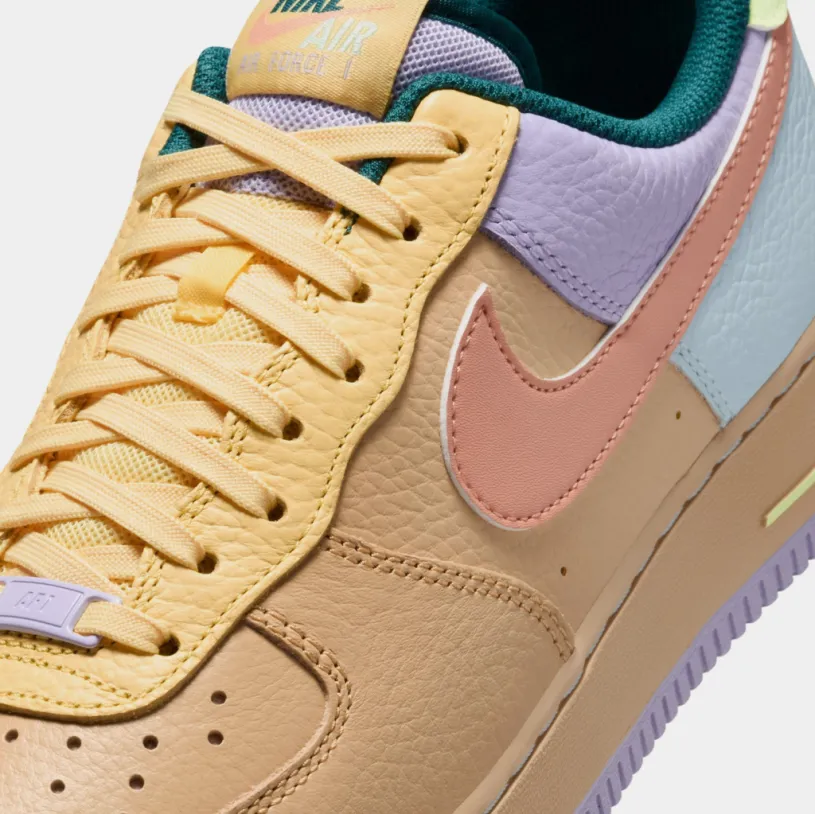 Air Force 1'07 Easter Mens Basketball Shoes (Sesame/Apricot Agate/Hydrangeas)