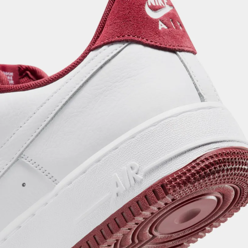 Air Force 1 '07 LV8 Mens Lifestyle Shoes (White Team Red) 