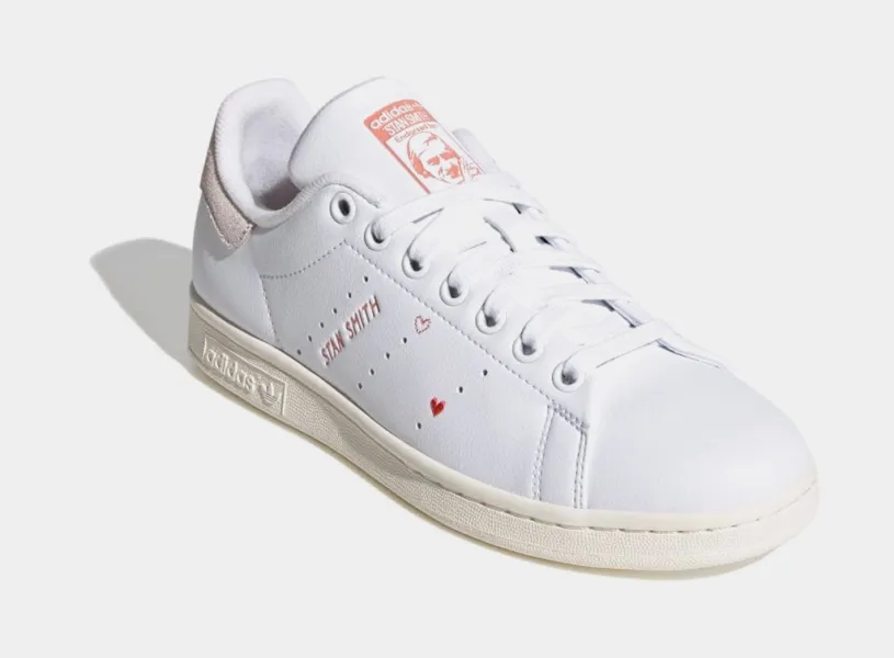 Stan Smith Womens Lifestyle Shoes (White/Red)