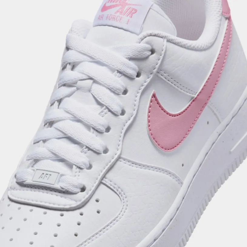 Air Force 1 '07 Womens Basketball Shoes (White/Elemental Pink)
