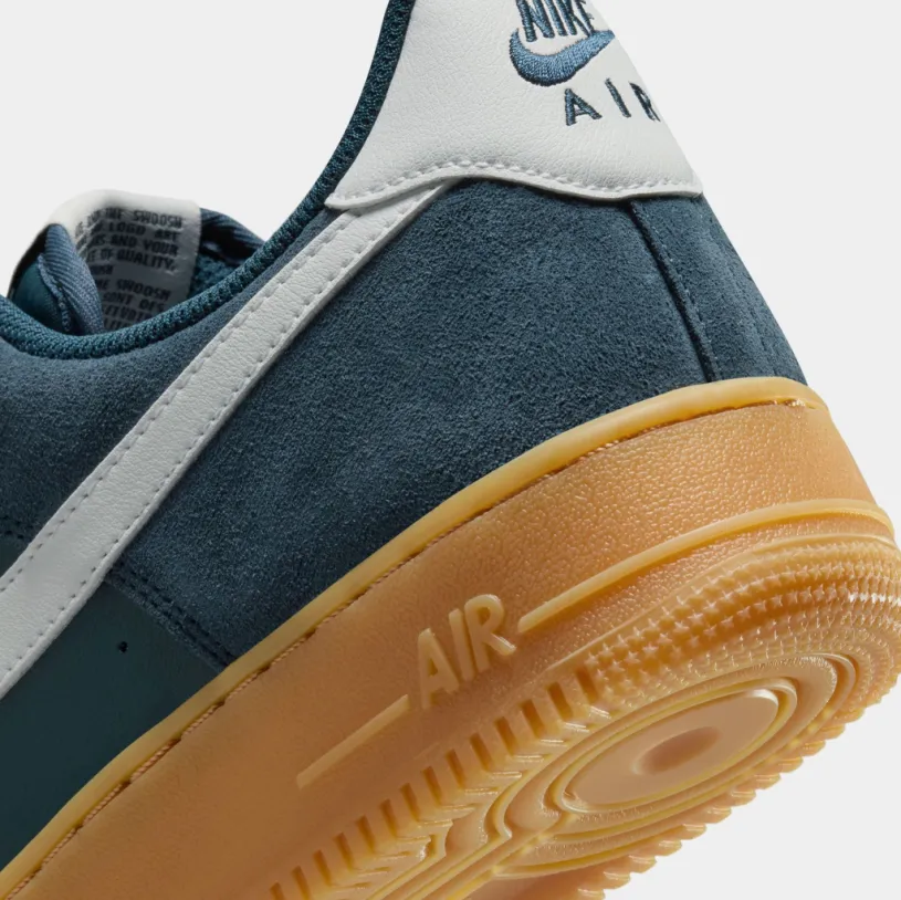 Air Force 1 '07 LV8 Mens Basketball Shoes (Armory Navy Gum Light Brown Summit White) 