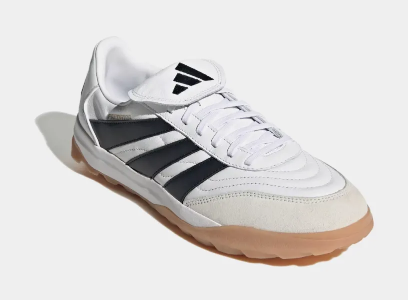 Predator Turf Trainer Mens Lifestyle Shoes (Cloud White/Core Black/Gold Metallic)