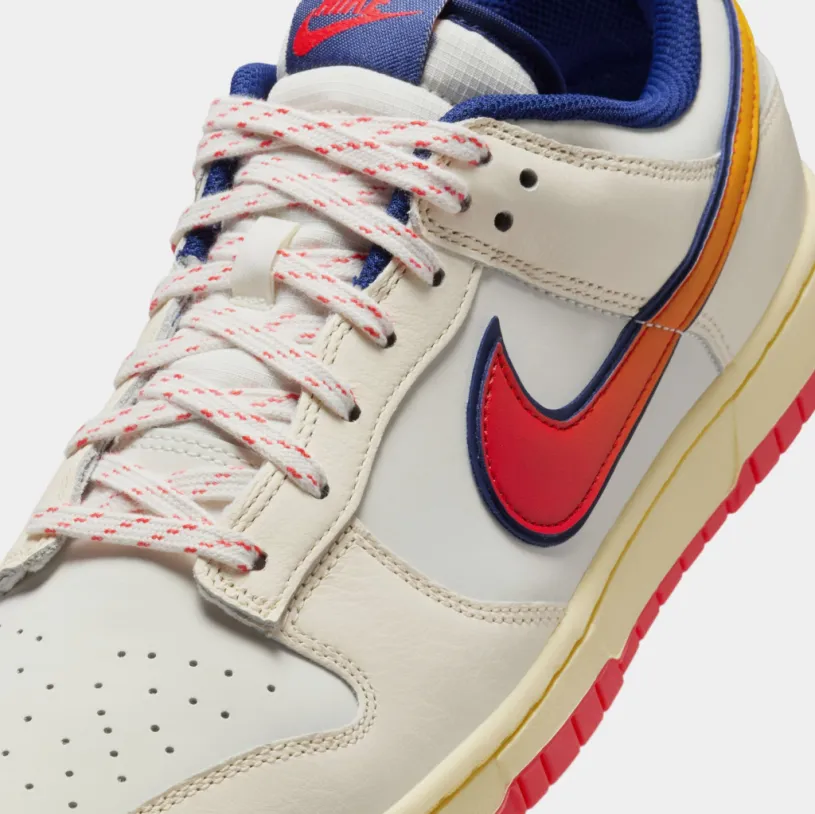 Dunk Low Retro SE Mens Basketball Shoes (Pale Ivory/Light Crimson/Sail)