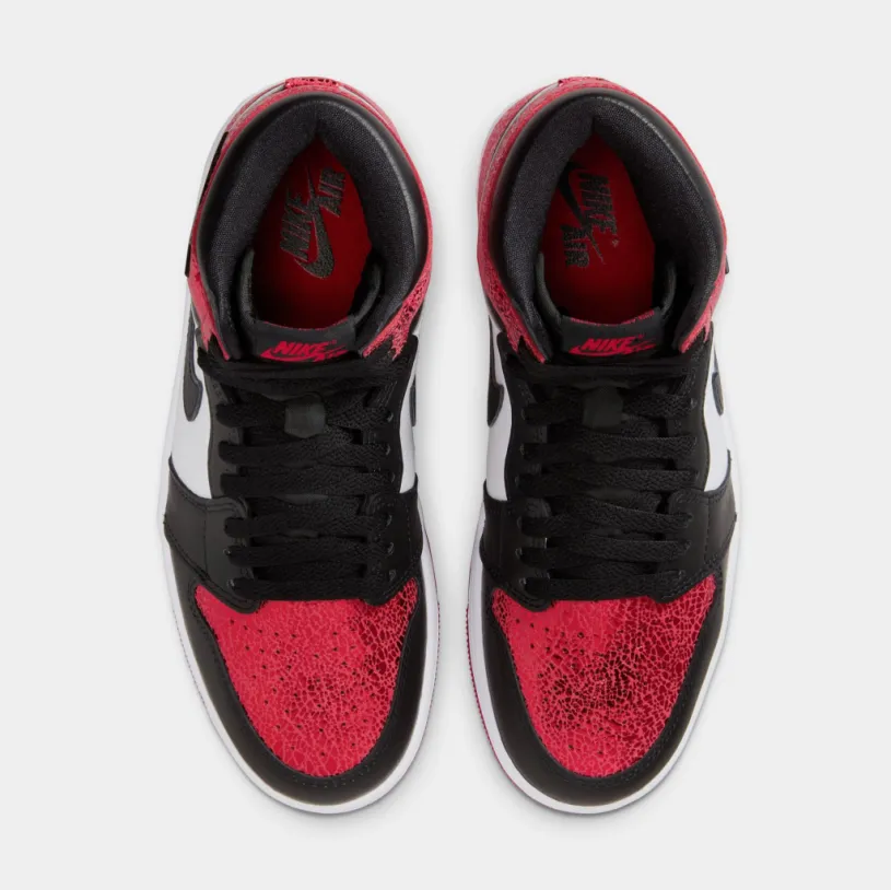 Air Jordan 1 Retro High OG Ruby Womens Lifestyle Shoes (Varsity Red/Black/White)
