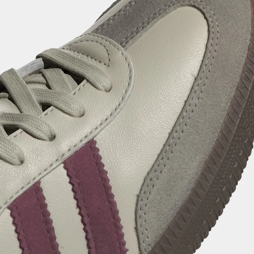 Samba OG Mens Lifestyle Shoes (Putty Grey/Maroon/Gold Metallic)