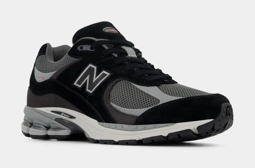 2002R Mens Running Shoes (Black Grey) 