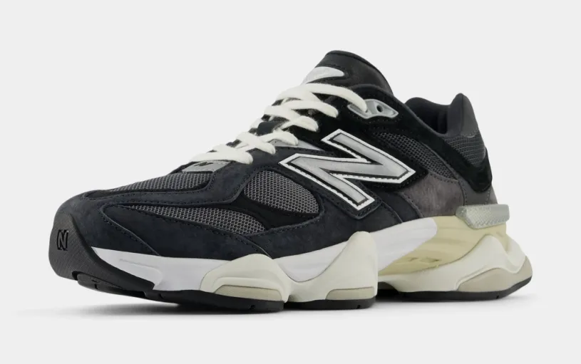 9060 Mens Running Shoes (Charcoal/White)