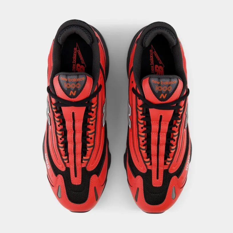 1000 Mens Running Shoes (Red Black) 