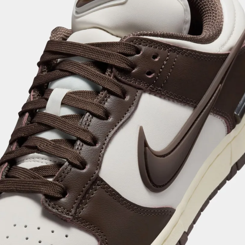 Dunk Low Twist Womens Lifestyle Shoes (Phantom/Baroque Brown/Coconut Milk)