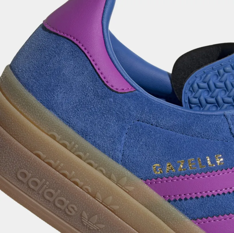 Gazelle Bold Womens Lifestyle Shoes (Bold Blue/Lucid Pink)