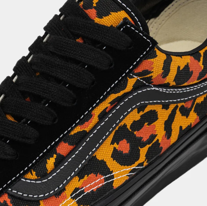 Lux Old Skool Mens Lifestyle Shoes (Black/Orange)