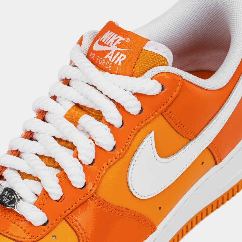 Air Force 1 '07 LV8 Mens Basketball Shoes (Orange/White)