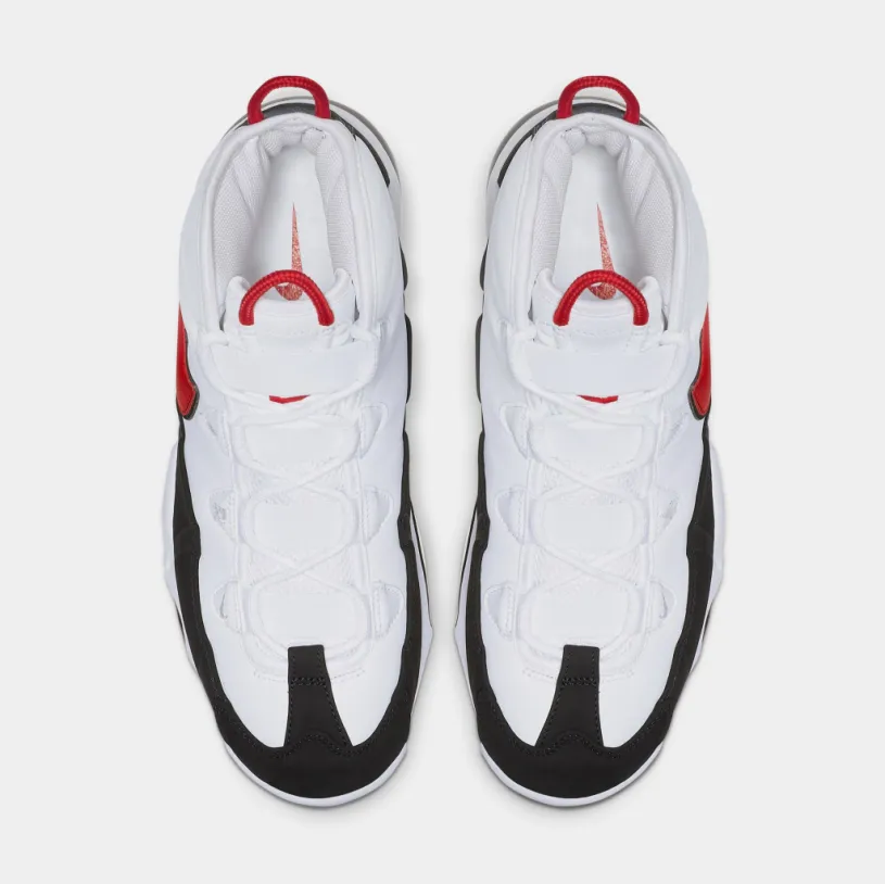 Air Max Uptempo 95 Mens Lifestyle Shoes (White/University Red/Black) Free Shipping