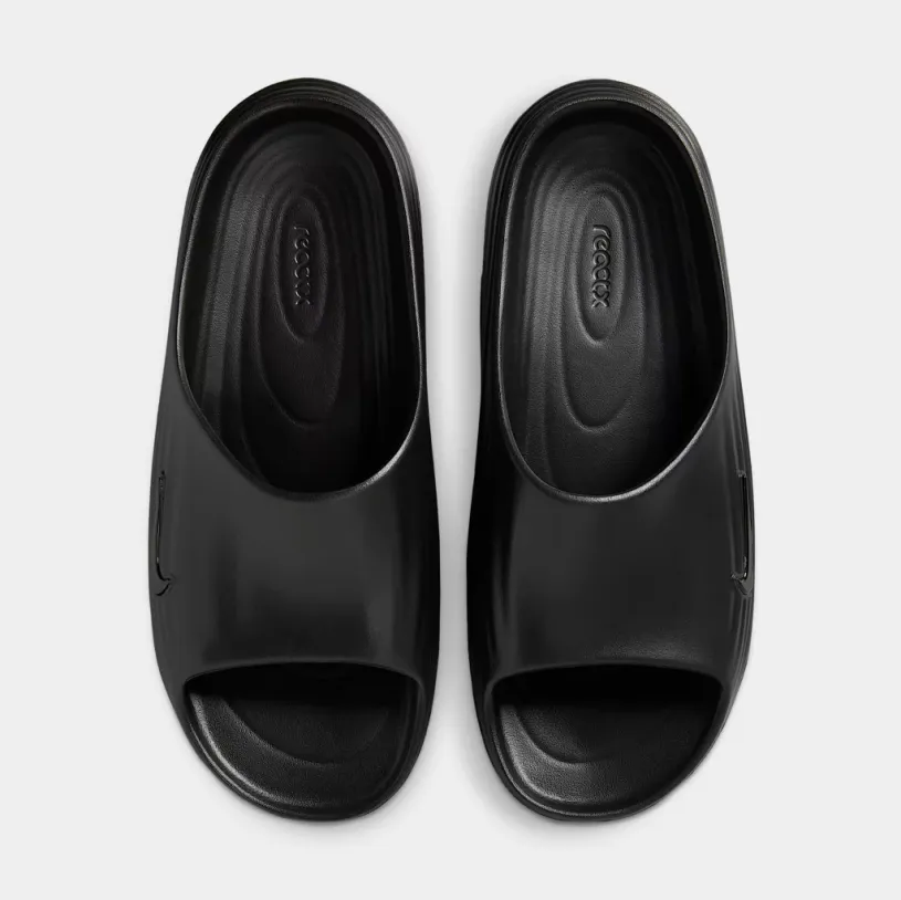 ReactX Rejuven8 Slide Mens Sandal (Black/Black/Black)