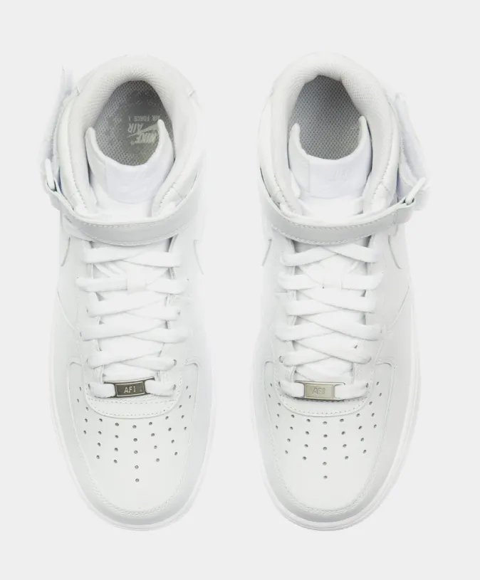 Air Force 1 Mid 07 LE Mens Lifestyle Shoe (White) 