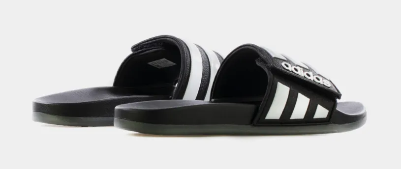 Adilette Comfort Adjustable Slides Mens Sandals (Black) 