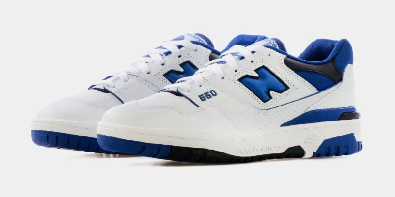 550 Mens Lifestyle Shoes (White Blue) Free Shipping 