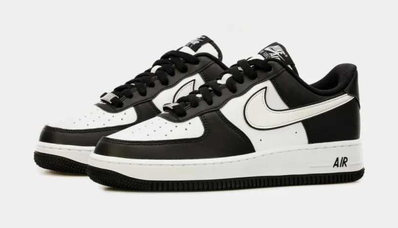 Air Force 1 Low Mens Lifestyle Shoes (Black White) 