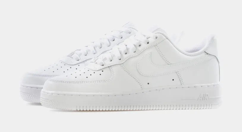 Air Force 1 07 LE Mens Lifestyle Shoe (White) 
