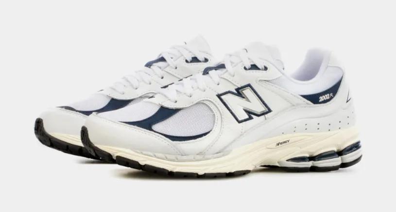 2002R Mens Lifestyle Shoes (White Blue) 